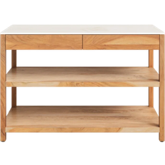 Joss & Main Alida Smoked Acacia Table