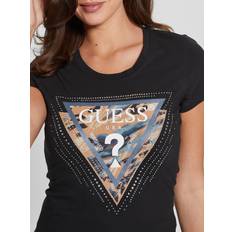 Guess Women Tops Guess T-Shirt W4YI15 J1314 Schwarz Regular Fit