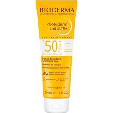 Non Comedogenico Protezioni Solari e Autoabbronzanti Bioderma Photoderm Lait Ultra SPF50+ PA++++ 200ml