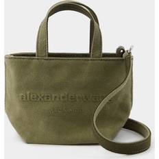 Gröna - Skinn Toteväskor Alexander Wang Totes Punch Mini Shopper Bag Cotton Khaki Gr. unisize in Grün für Damen grün