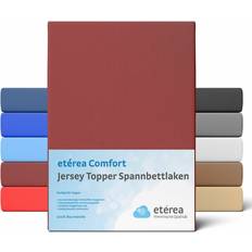 200.0 cm Bed Sheets Eterea Fixleintuch, Comfort Jersey Topper Bettlaken (200x200cm)