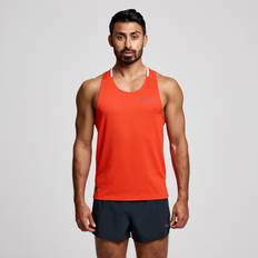Röda Linnen Saucony Kinvara Tank herr Infrared: