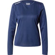 Azul - Mujer Camisas Hummel Camiseta Larga Mujer - Bleu