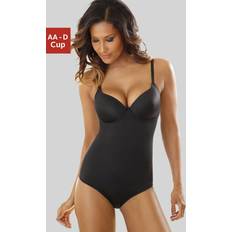 Poliammide Body Nuance LASCANA Body, nahtlos, Microfaser, für Damen, schwarz