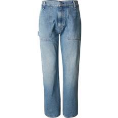 Levi's 555 Relaxed Straight Utility Jeans - Mid Blue
