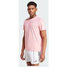 Man - Roze T-shirts adidas Own The Run T-shirt - Semi Pink Spark