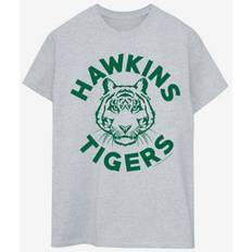 T-skjorter Netflix Stranger Things Hawkins Tigers T-Shirt Grey