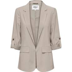 Only Nainen Puvut Only Long Blazer With Fold Up