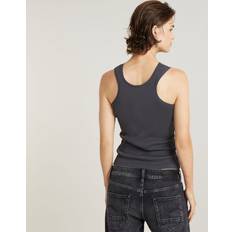 XXS Singleter G-Star Racerback Ribbed Slim Tank Top Grey Women