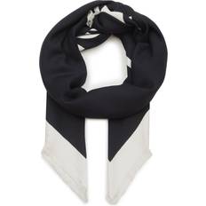 Calvin Klein Mujer Bufandas Calvin Klein Fular Contrast Logo Jacquard Scarf K60K611739 Negro