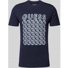 Guess Herren Bekleidung Guess T-Shirt mit Label-Print Modell 'CHAIN'