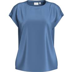 Vila Eco Friendly Satin Blouse - Black