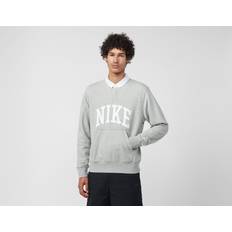 Nike Club Fleece Polo Sweatshirt, Grey