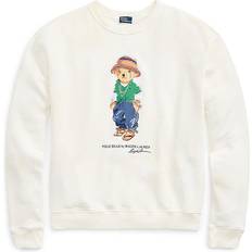 Polo Ralph Lauren Women Jumpers Polo Ralph Lauren Beach Bear Cotton-Jersey Sweatshirt Cream