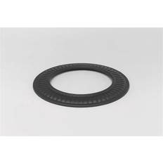 Black Chimneys PerfectPillows Imperial Manufacturing Group BM0094 6 Inch 24-ga Snap-Lock Black Stovepipe Trim Collar Od Is 3 3/4 Inch Larger Than Id