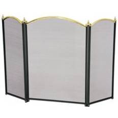 Best Fireplace Screens Oypla 3 Panel Fire Screen Spark Guard Black One Size