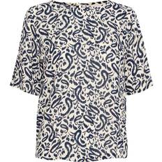 Ichi Dam Blusar Ichi IHMARRAKECH Blus Blå för Dam