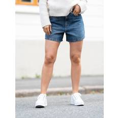 Damen - Straight Shorts Ichi Shorts 'AVENY' blue denim