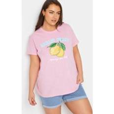 Blumen - Damen T-Shirts Yours T-Shirt Mit Amalfi Coast - Rosa