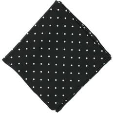 Black Handkerchiefs Michelsons of London Polka Dot Silk Handkerchief Black