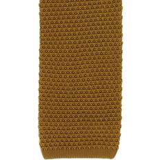 Gold Ties Michelsons of London Silk Knitted Tie Gold