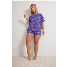 Multicoloured - Women Sleepwear Yours Lobster Print Pyjama Set Blue