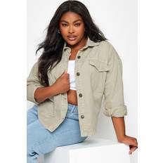 Denim Jackets - Grey Yours Denim Jacket Stone