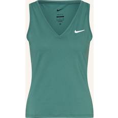 Gröna - Tennis Överdelar Nike Dri-fit Victory Linne Damer Mörkgrön