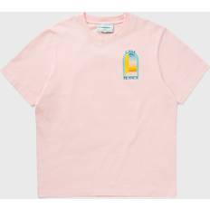 Casablanca Gradient L'Arche T-Shirt Pink