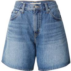 Vyötärö W27 Shortsit Levi's High Rise Baggy Shorts - Blue