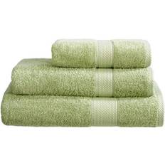 B&Q So Turkish Cotton Pack Of 2 Sage Bath Towel