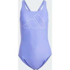 Sininen Uimapuvut Adidas Big Bars X-Back Swimsuit - Cobalt Blue