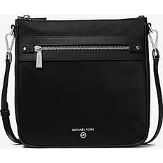 Michael Kors Black Messenger Bags Michael Kors Jet Set Large Nylon Gabardine Messenger Bag