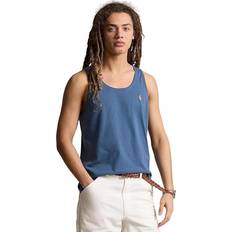 Polo Ralph Lauren Men Tank Tops Polo Ralph Lauren Washed Jersey Tank Clancy Blue Men's Clothing