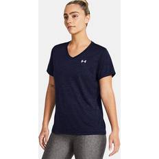Under Armour V-Neck T-shirts Under Armour Tech SSV Twist T-Shirt Women blue