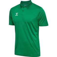 Hummel Unisex Polo Shirts Hummel Essential Short Sleeve Polo Green Man