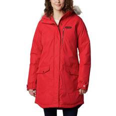 Columbia Women Coats Columbia Women's Parka Suttle Mountain 1X Red Lily