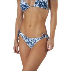 Azul - Mujer Bikinis Kimo Ruffle Tie Tanga Blue/White Female