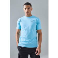 boohoo Aqua Man Active Performance T-shirt - Mens