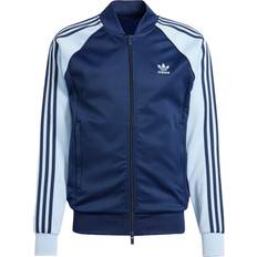 Adidas sst track jacket Adidas Men's Adicolor Classics SST Track Jacket - Clear Sky/Night Indigo