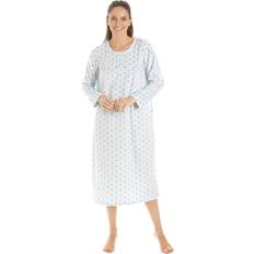 Green - Women Nightgowns Camille Classic Polka Dot Nightdress Aqua 18-20