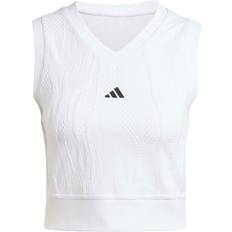 Cropped Linnen adidas Crop Pro Linne Damer Vit