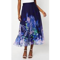 Multicoloured Skirts Coast chiffon placement print midi skirt