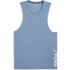 Puma Unisex Tanktops Puma Sportshirt 'Fit Full Ultrabreathe' hellblau weiß