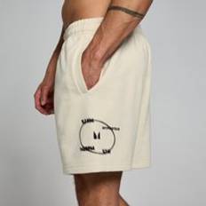 Hombre - Natural Shorts Pantalón Corto Deportivo Con Estampado Gráfico Tracking Para Hombre - Natural