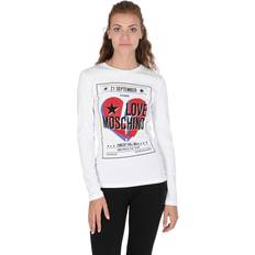 Moschino Cotton Spandex White T-Shirt