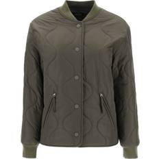 Bomberjackor - Dam - Gröna A.P.C. Khaki Camilla Bomber Jacket JAC MILITARY KAKI FR