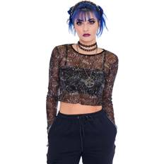 Jawbreaker Clothing Night Owl Sheer Mesh Top