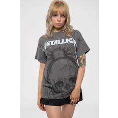 Metallica T-Shirt Spider Over Grey