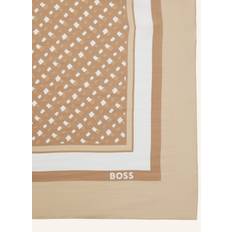 Seide Accessoires BOSS Gewebter Schal LAIN_90*90 BEIGE one